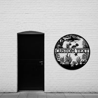 Custom Ocean Metal Sign