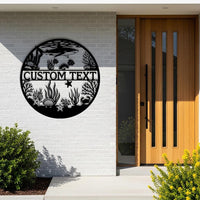 Custom Ocean Metal Sign