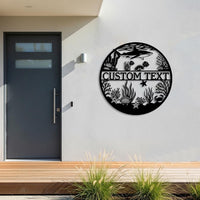 Custom Ocean Metal Sign