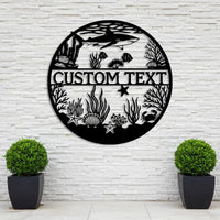 Custom Ocean Metal Sign