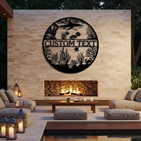 Custom Ocean Metal Sign