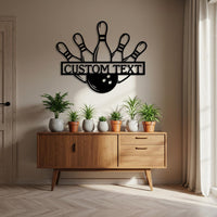 Custom Bowling Metal Sign