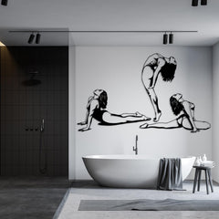 Yoga Woman Metal Wall Art