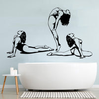 Yoga Woman Metal Wall Art
