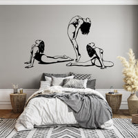 Yoga Woman Metal Wall Art