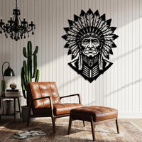 Warrior Metal Wall Art