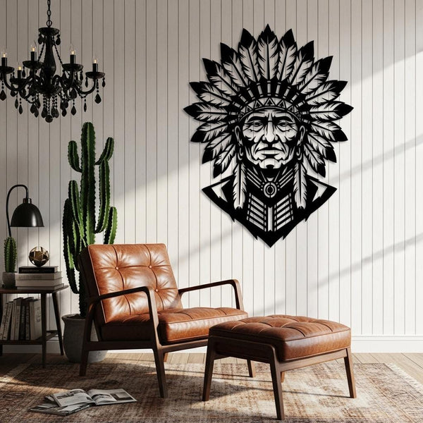 Warrior Metal Wall Art