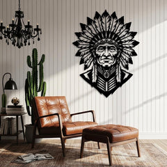 Warrior Metal Wall Art