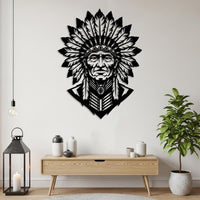 Warrior Metal Wall Art