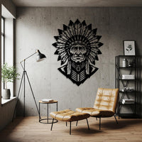 Warrior Metal Wall Art