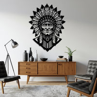 Warrior Metal Wall Art