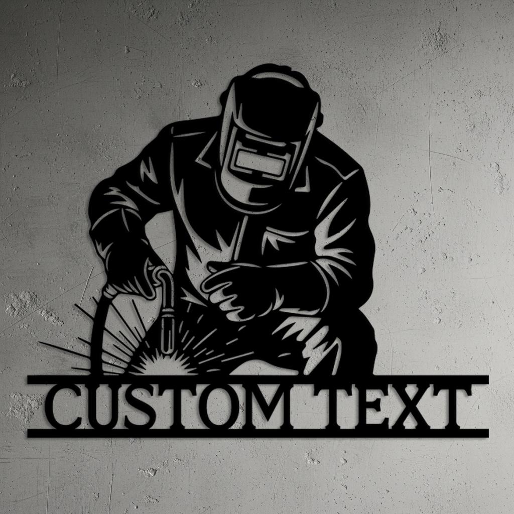 Custom Welder Metal Sign