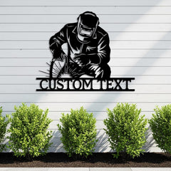 Custom Welder Metal Sign