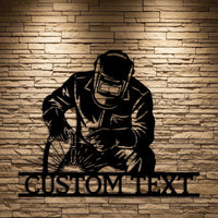 Custom Welder Metal Sign