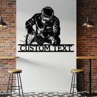 Custom Welder Metal Sign