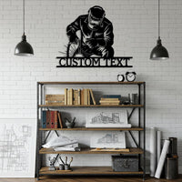 Custom Welder Metal Sign