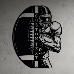 Custom Football Name Sign