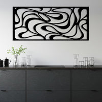 Oversized Abstract Outdoor Metal Wall Art