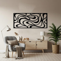 Oversized Abstract Outdoor Metal Wall Art