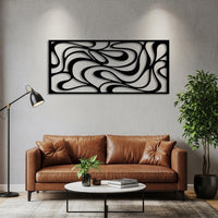 Oversized Abstract Outdoor Metal Wall Art