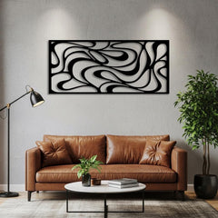 Oversized Abstract Outdoor Metal Wall Art