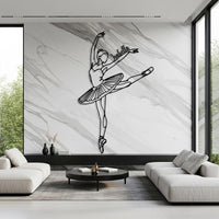 Personalized Ballerina Metal Wall Art