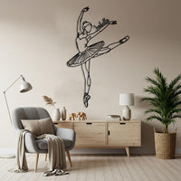 Personalized Ballerina Metal Wall Art