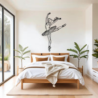 Personalized Ballerina Metal Wall Art