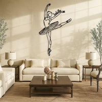 Personalized Ballerina Metal Wall Art
