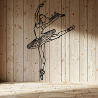 Personalized Ballerina Metal Wall Art