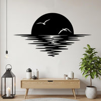 Metal Coastal Living Room Decor