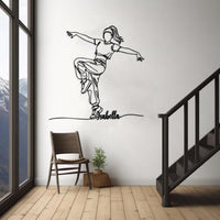 Personalized Hip Hop Dancer Metal Wall Art
