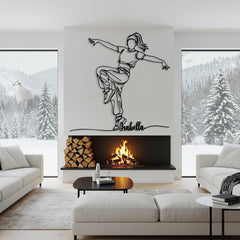Personalized Hip Hop Dancer Metal Wall Art