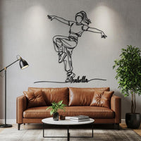 Personalized Hip Hop Dancer Metal Wall Art