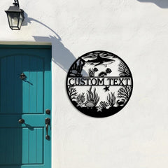 Custom Ocean Metal Sign