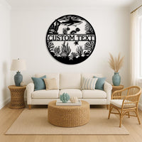 Custom Ocean Metal Sign