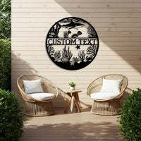 Custom Ocean Metal Sign