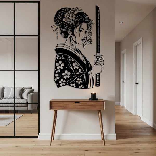 GeSamurai Woman Wall Art