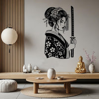 GeSamurai Woman Wall Art