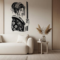 GeSamurai Woman Wall Art