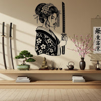 GeSamurai Woman Wall Art