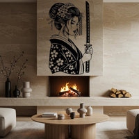 GeSamurai Woman Wall Art