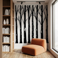 Vertical Tree Metal Wall Art