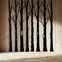 Vertical Tree Metal Wall Art