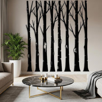 Vertical Tree Metal Wall Art