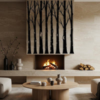 Vertical Tree Metal Wall Art