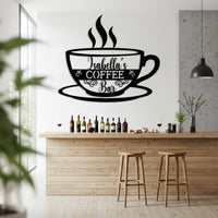 Custom Coffee Bar Metal Sign