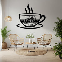 Custom Coffee Bar Metal Sign