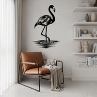 Flamingo Metal Wall Art