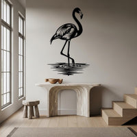 Flamingo Metal Wall Art